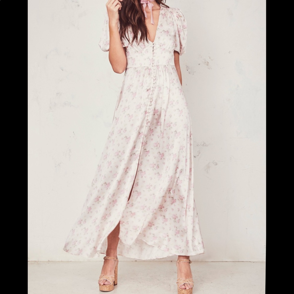 LOVESHACKFANCY Stacy Dress ( Charm Print) NWT